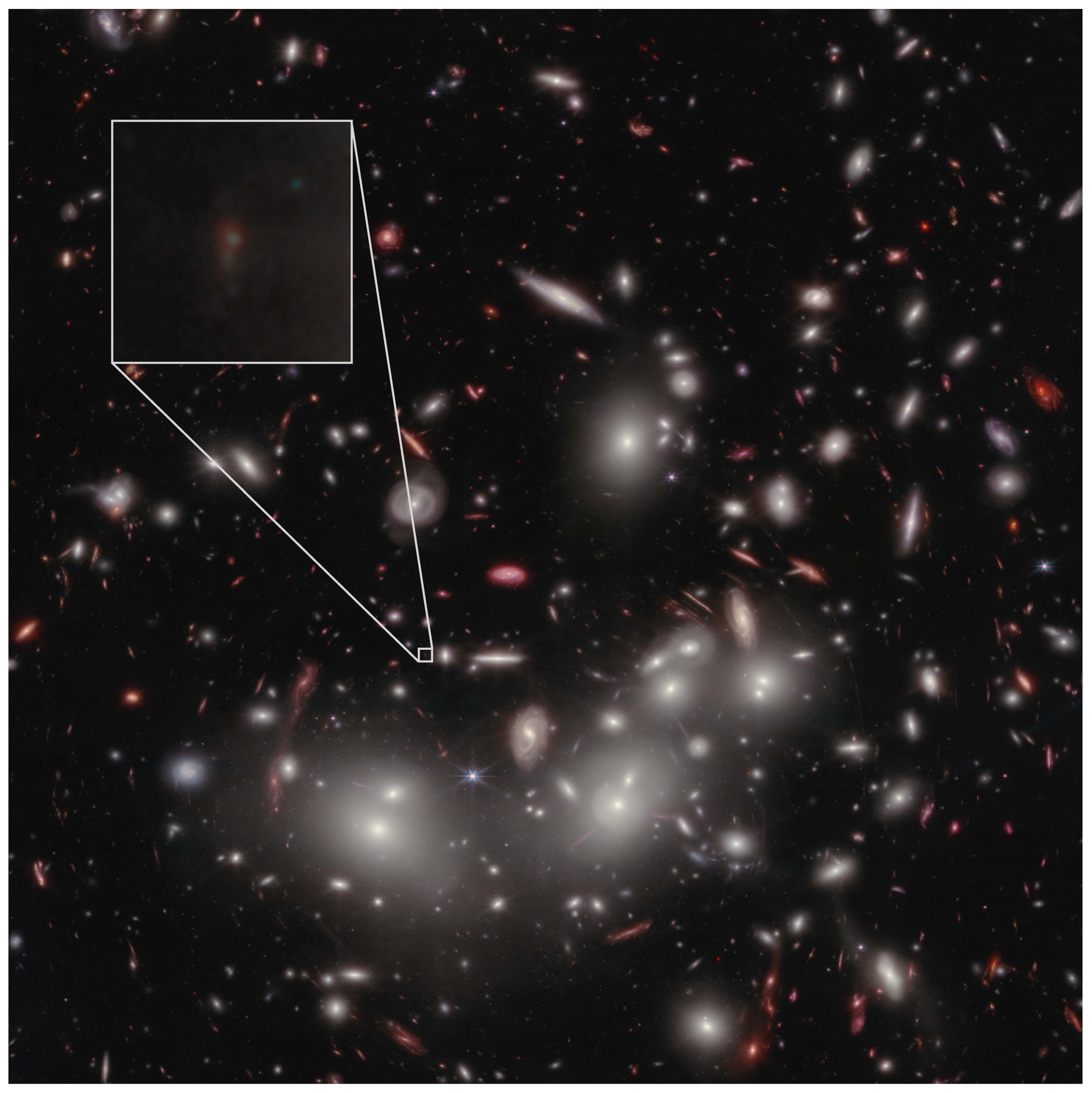 Это самая тусклая галактика во Вселенной. Авторы и права: НАСА, ЕКА, CSA, Технологический университет Суинберна, Университет Питтсбурга, STScI.