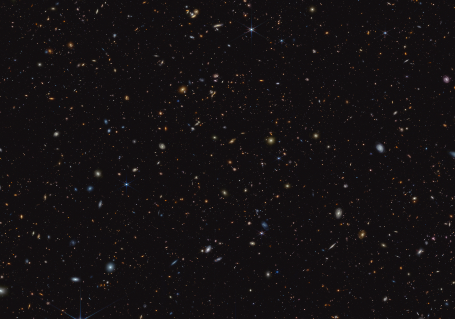 Уэбб сообщает о впечатляющих вспышках звездообразования в ранней Вселенной