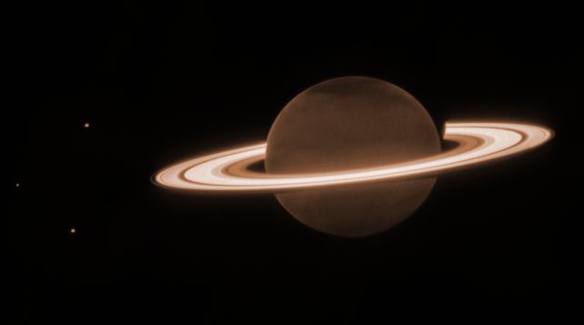 Сатурн глазами Джеймса Уэбба. Кредит: JWST. (НАСА, ЕКА, CSA, STScI).