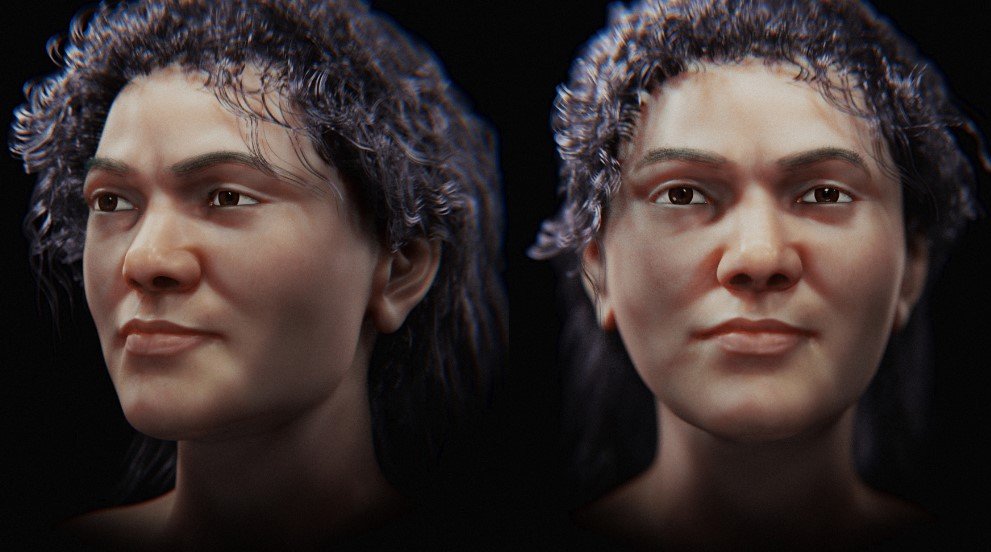 Ученые воссоздали лицо женщины, жившей 45 000 лет назад