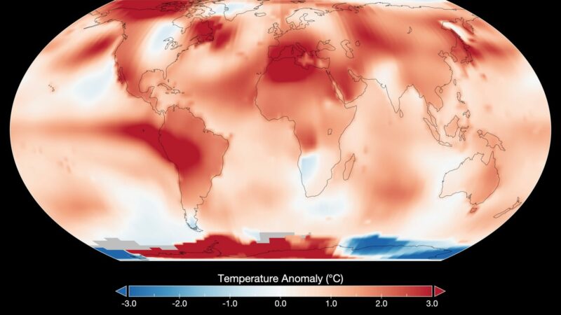 НАСА зафиксировало июль 2023 года как самый теплый месяц с 1880 года