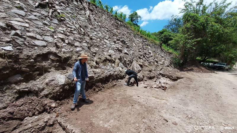 Древняя стена открывает затерянную цивилизацию тепуцтеков в Мексике
