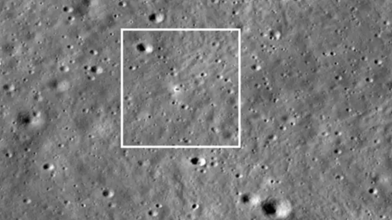 NASA обнаружило индийский аппарат Chandrayaan-3 вблизи южного полюса Луны