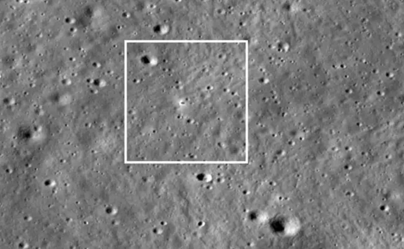 NASA обнаружило индийский аппарат Chandrayaan-3 вблизи южного полюса Луны