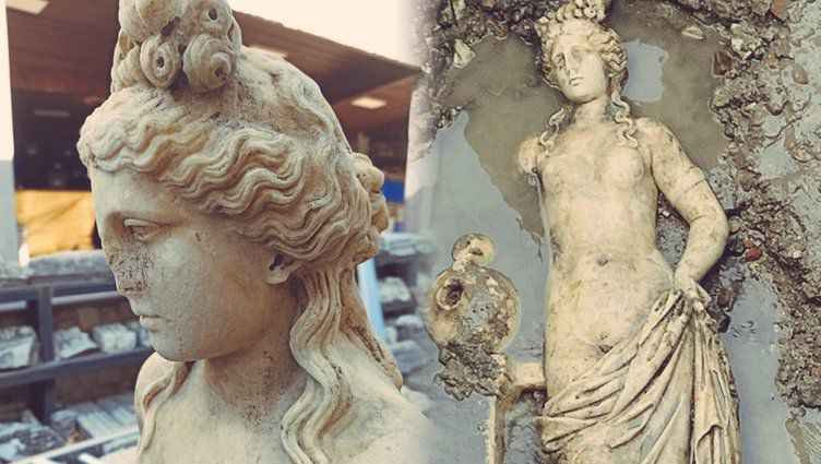В Турции обнаружена удивительная статуя возрастом 1800 лет