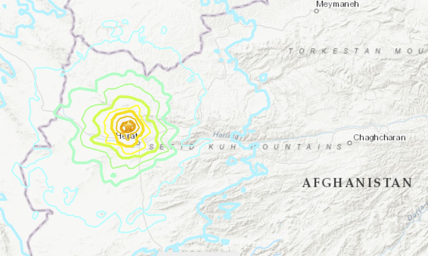 Еще одно сильное землетрясение M6.3 произошло в Афганистане – значительные разрушения и по меньшей мере 80 раненых – второе по силе землетрясение в стране за последние несколько дней