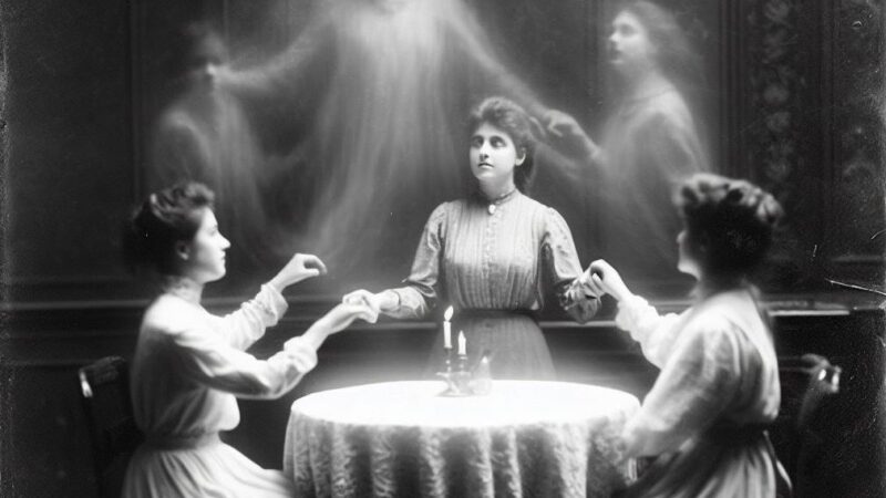 Современные художники по-новому интерпретируют фотографии духов 1920-х годов.