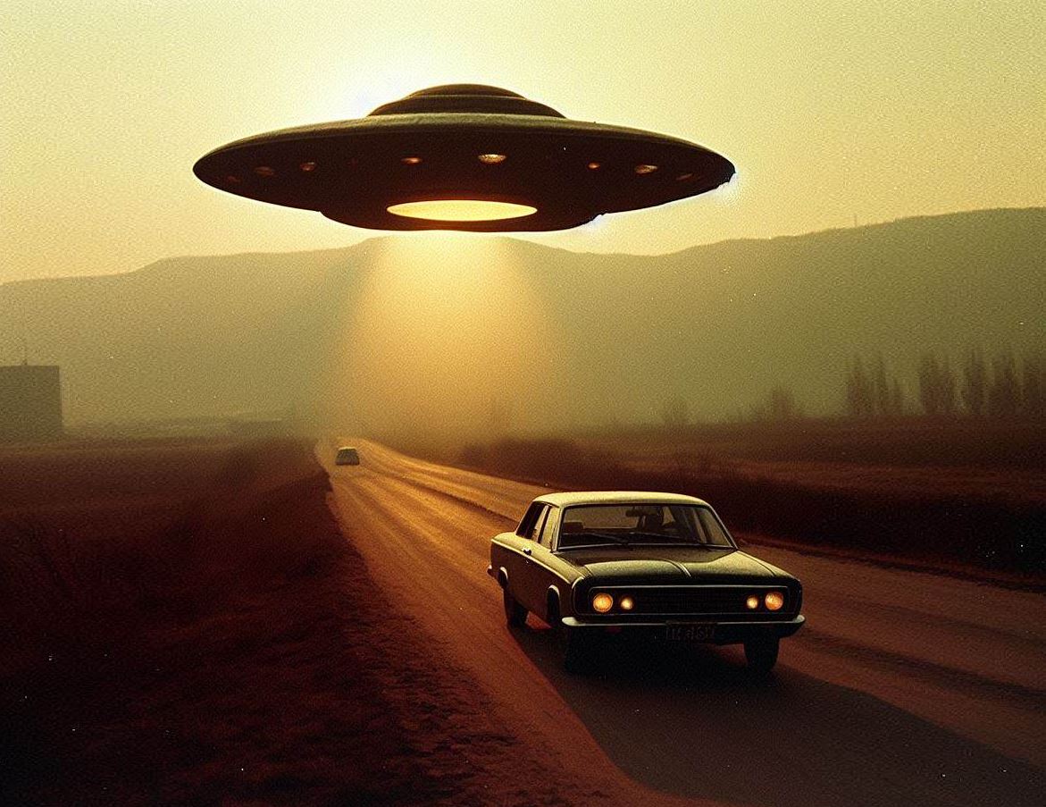 История из 70-х годов о НЛО, преследовавшем тот самый автомобиль Леона Тернера