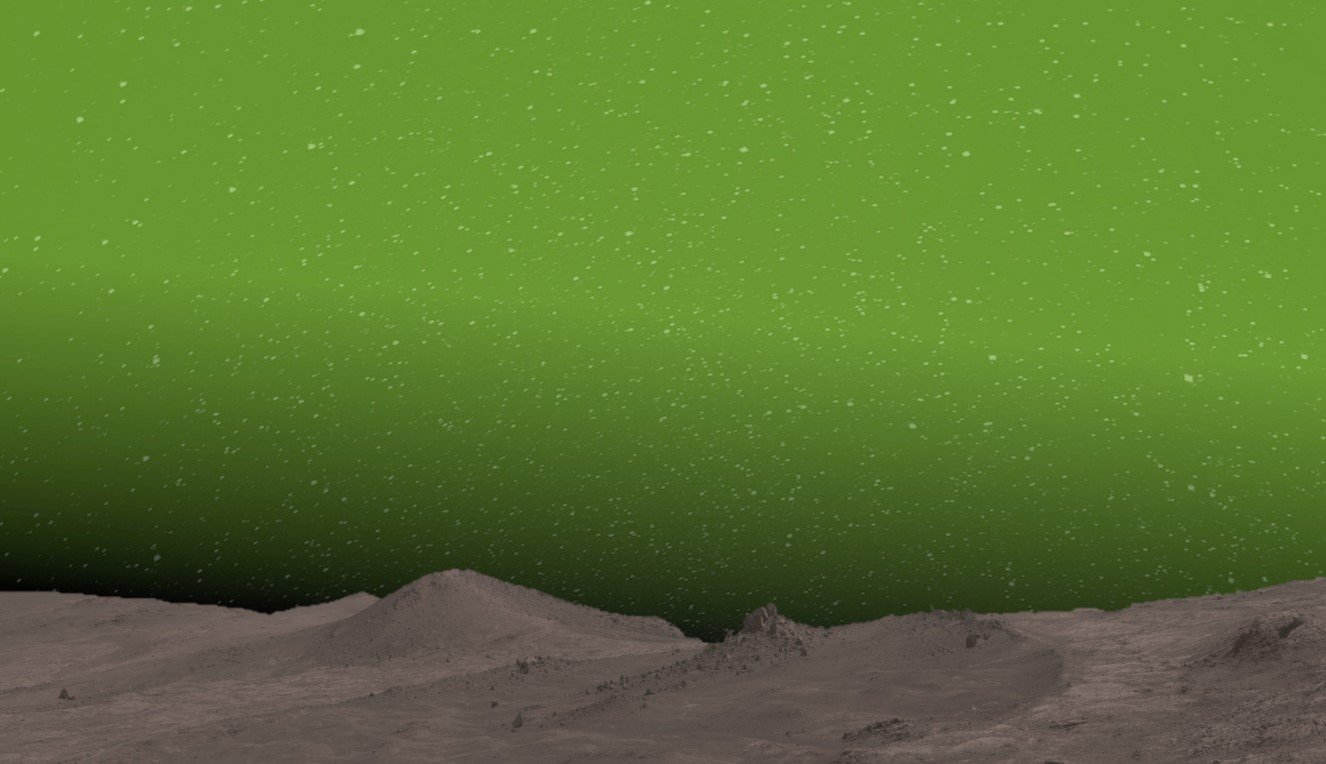 Загадочное зеленое свечение в небе Марса запечатлел орбитальный аппарат
