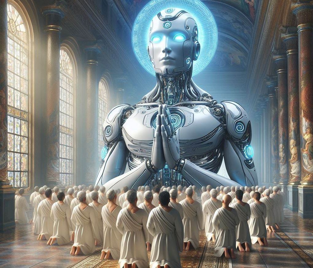 Люди скоро будут поклоняться искусственному интеллекту