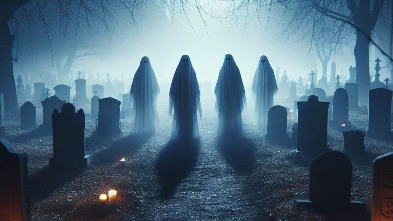 На дисплее автомобиля Tesla появились призраки на кладбище