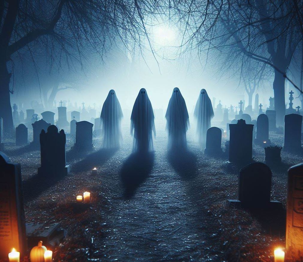 На дисплее автомобиля Tesla появились призраки на кладбище