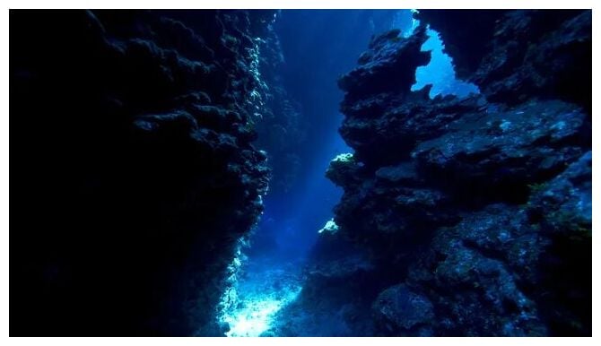 Подводный каньон шириной 33 000 футов (10 км) был обнаружен вблизи подводной горы в Средиземном море.