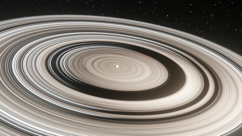 Планета J1407b имеет кольца в 200 раз больше, чем у Сатурна