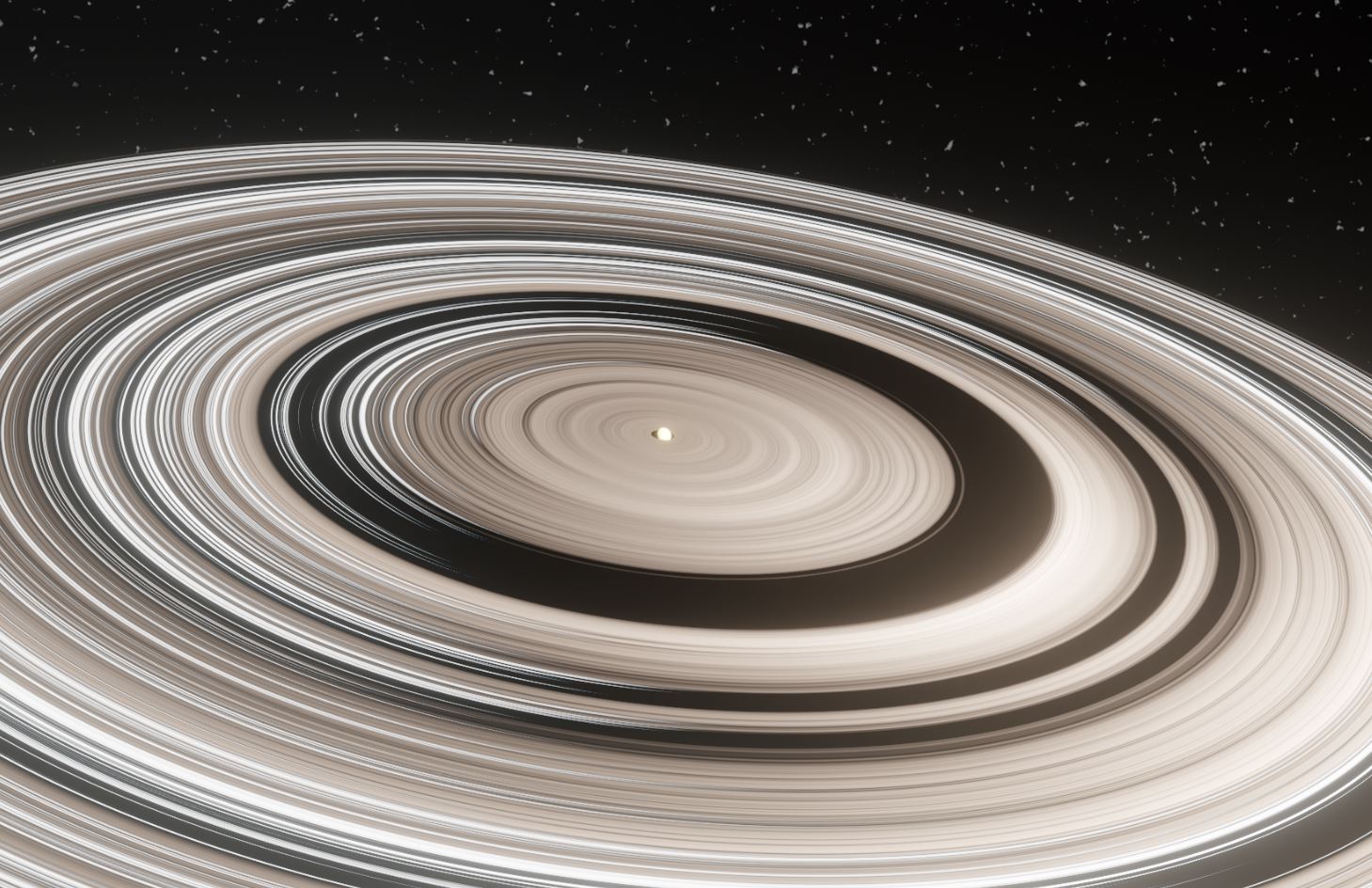 Планета J1407b имеет кольца в 200 раз больше, чем у Сатурна
