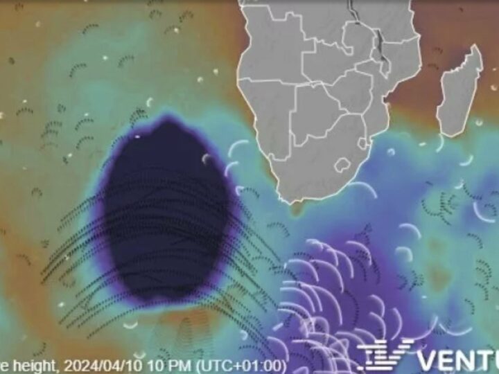 Загадочная волновая аномалия появилась на метеорологической системе, движущейся из Антарктиды вдоль побережья Западной Африки