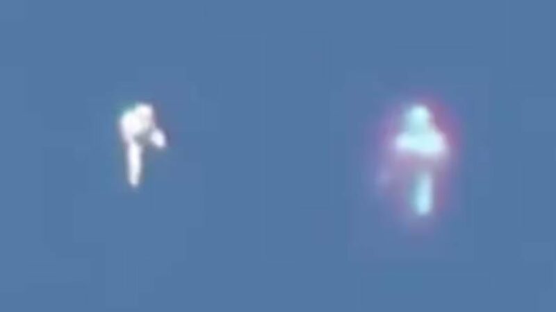 НЛО, Крестный Знак или Иисус?  Загадочный объект сфотографировали в небе над Калифорнией