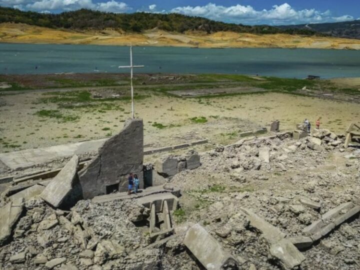 Возвращение призраков… Засуха высушивает плотину, обнажая многовековой город на Филиппинах