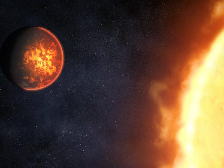 TESS обнаруживает каменистую планету, которая светится расплавленной лавой, когда ее сжимают соседи