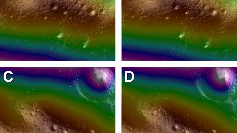Новая техника предлагает более точные карты поверхности Луны