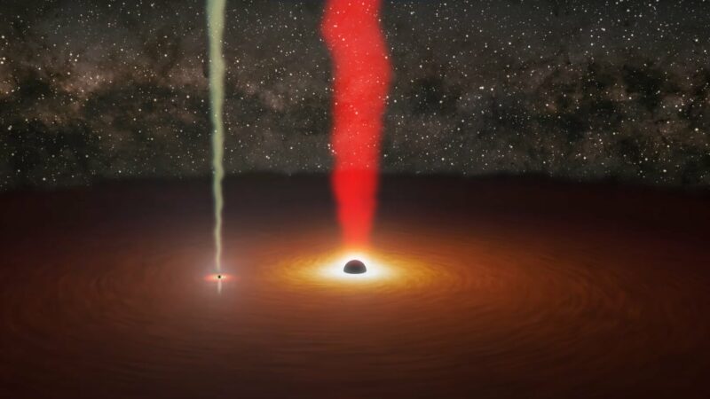 Спутник НАСА-охотника за планетами впервые наблюдает меньший объект в паре черных дыр напрямую