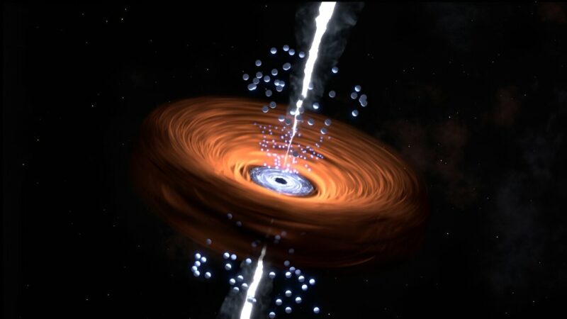 Наблюдения JWST выявили зрелый квазар на космической заре