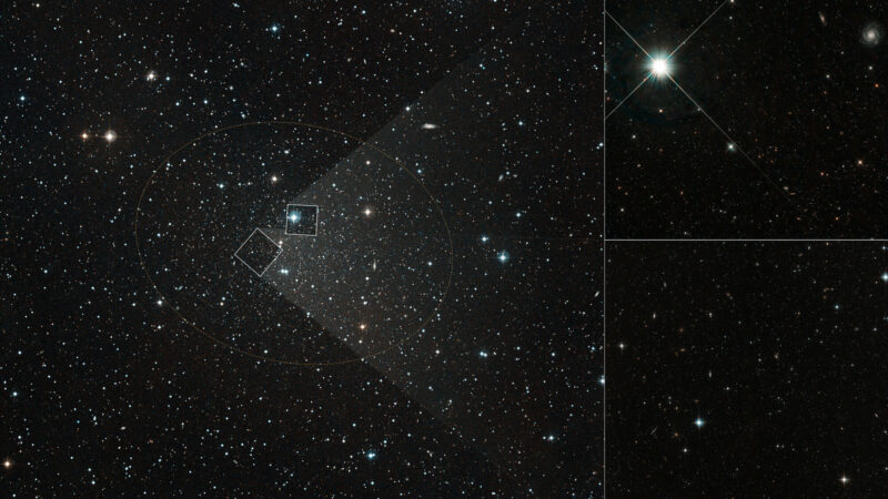 «Хаббл» от NASA отслеживает темную материю в карликовой галактике, используя звездные движения