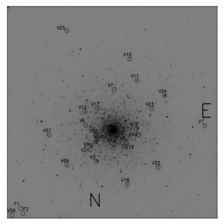 Research investigates variable star population of globular cluster NGC 1851