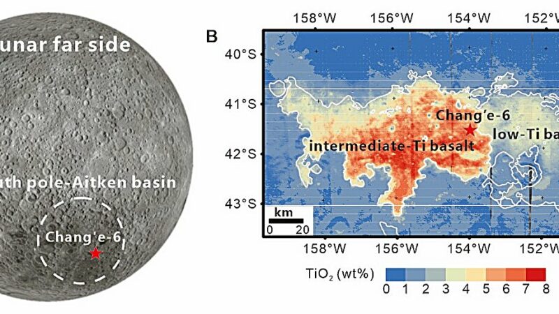 Лунные образцы с «Чанъэ-6» показывают базальт возрастом 2,83 миллиарда лет с истощенным мантийным источником
