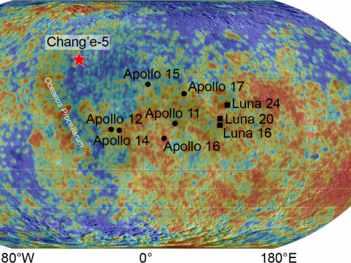 Образцы с «Чанъэ-5» доказывают, что 2 миллиарда лет назад у Луны было магнитное поле
