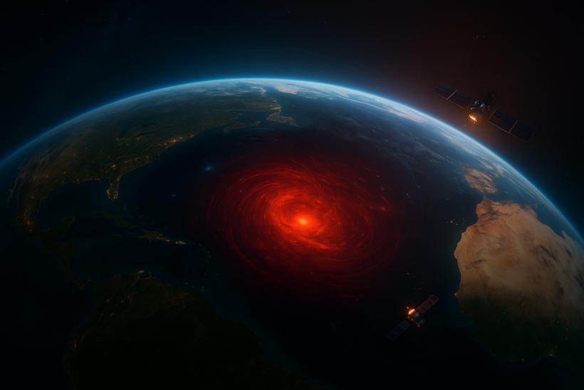 Космическая загадка: Как аномалия над Атлантикой угрожает технологиям и меняет магнитный щит Земли