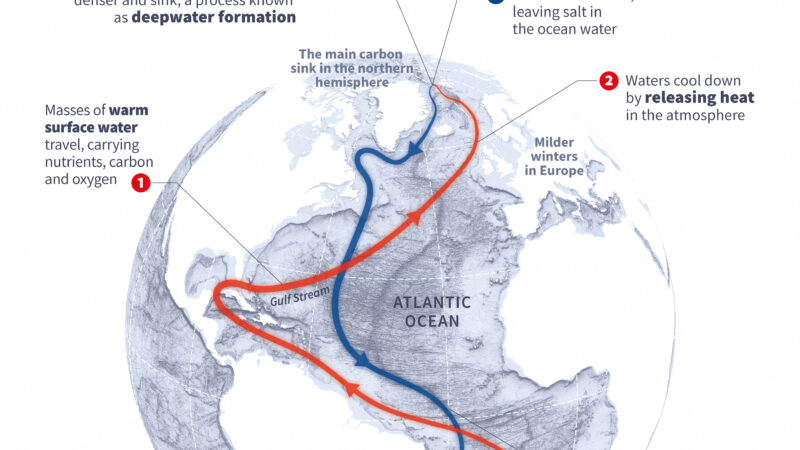 Крах течений, вековые засухи: чем грозит Европе коллапс Атлантической «конвейерной ленты»