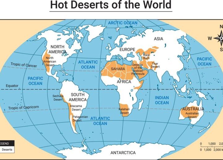 Почему самые засушливые пустыни мира находятся прямо у океана?