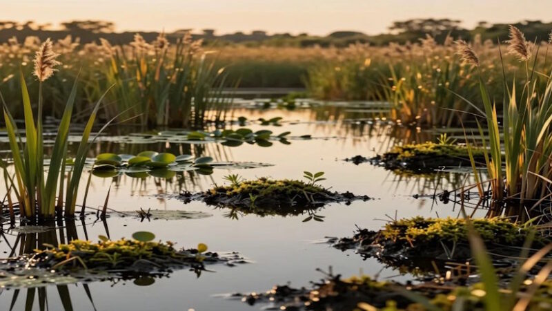 Синие алмазы побережий: как восстановление водно-болотных угодий помогает климату