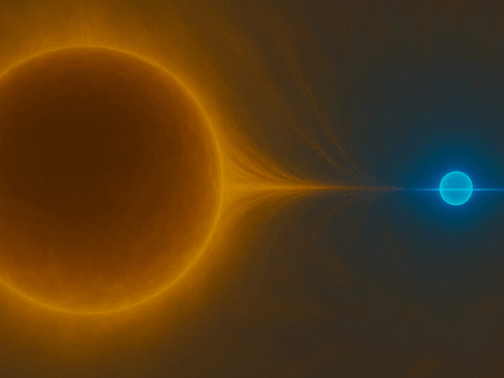 Звёздная иллюзия: почему гигантская звезда-«бегемот» не взорвалась, а медленно пожирается соседом