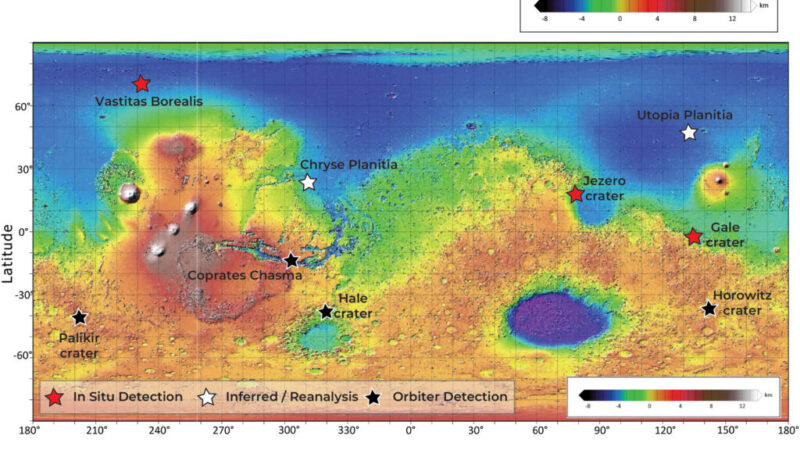 Следы древних вод: Оксихлориды как ключ к истории и будущему Марса