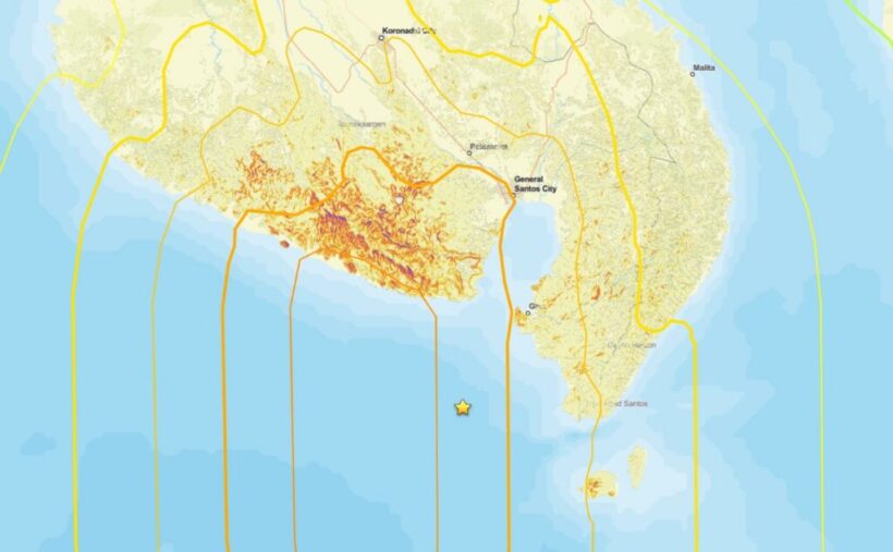 Landslides from the 8 June 2026 earthquake near Mindanao