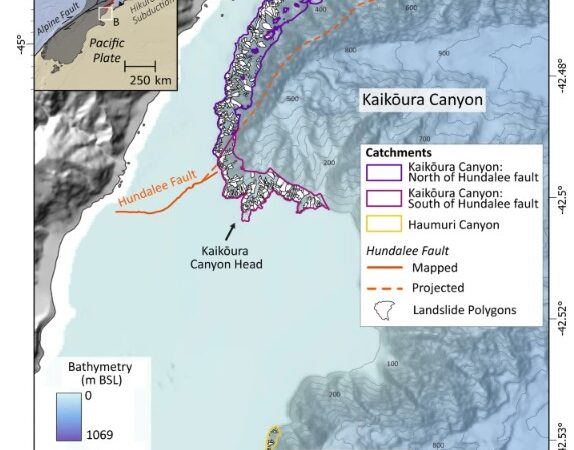 853 подводных оползня за одно землетрясение: что скрывал каньон Каикоура до и после сейсмического удара