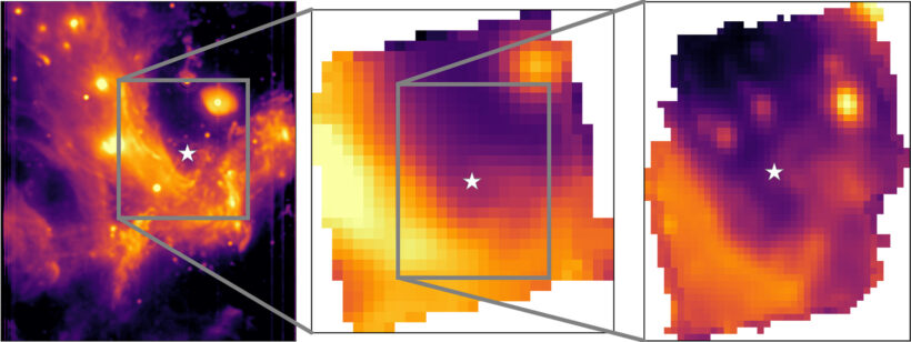 JWST обнаружил тяжелые металлы вокруг черной дыры Млечного Пути